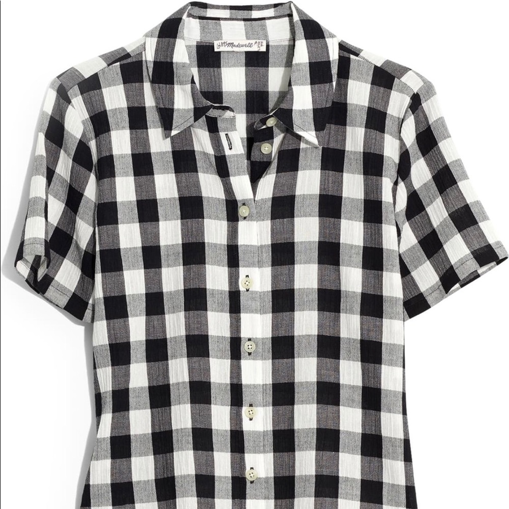 Madewell Peplum Button Down Shirt - Picture 4 of 5